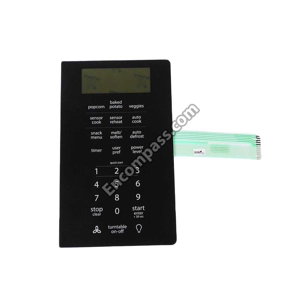 MEMBRANE,TOUCH CONTROL,BLACK