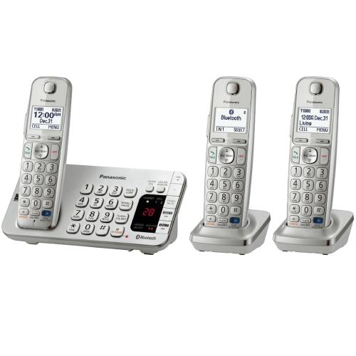 KX-TGE273S L2c, Dk, Talking Text Alert, Cell Locator, Adv Tad, Talking Cid, Power Backup Operation, Noise Reduction, 3Hs picture 1