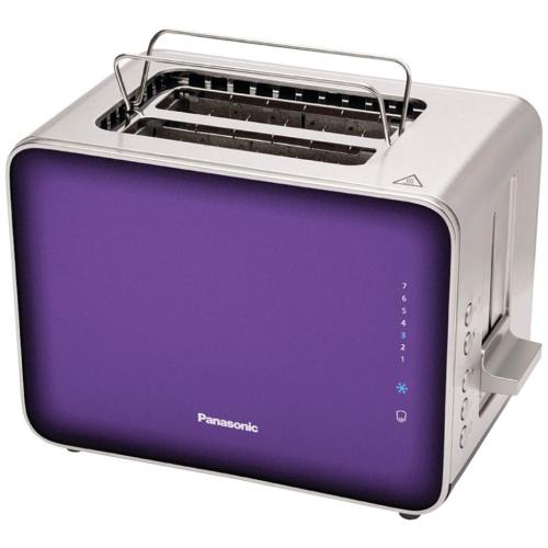NT-ZP1V Stainless Steel And Glass Toaster, VioletMain