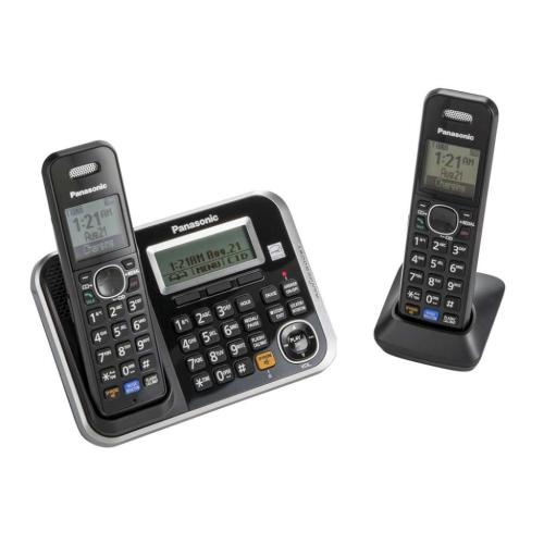 KX-TG6842B Expandable Digital Phone With Answering Machine 2 Cordless Handsets picture 1