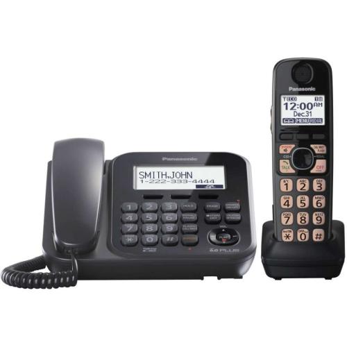 KX-TG4771B Expandable Digital Phone With Answering Machine 1 Corded, 1 Cordless Handset picture 1