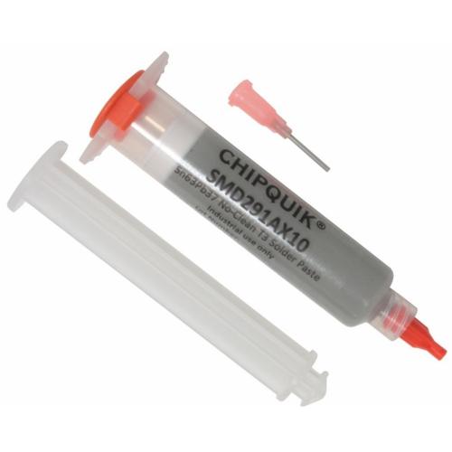 SMD291AX10 Solder Paste No Clean 63Sn/37pb In 10Cc Syringe 35G picture 1