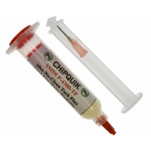 SMD4300TF10 Tack Flux Water Washable 10Cc Syringe W/plunger & Tip picture 1