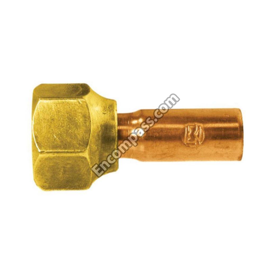 82-A15728 Brass Straight Fitting - Internal Flare To Tube Extension Solder