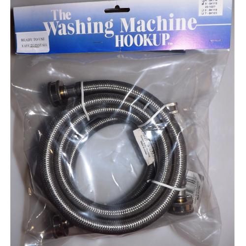 SK119 2-5Ft Braided Stainless Steel Washing Machine Fill Hoses picture 1