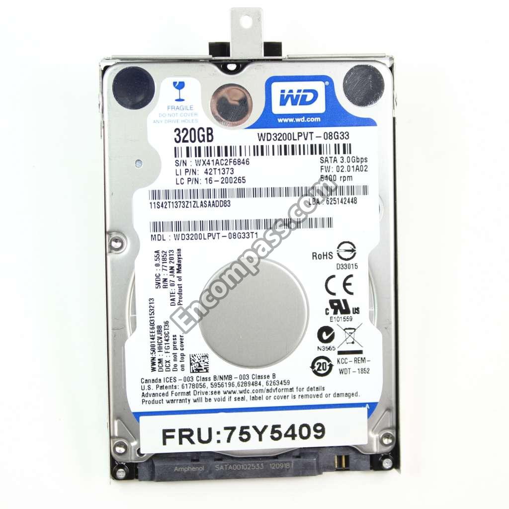 DISK TRAY-GEMOUSEA FRU 5400RPM 320GB 7.0MM 3GB