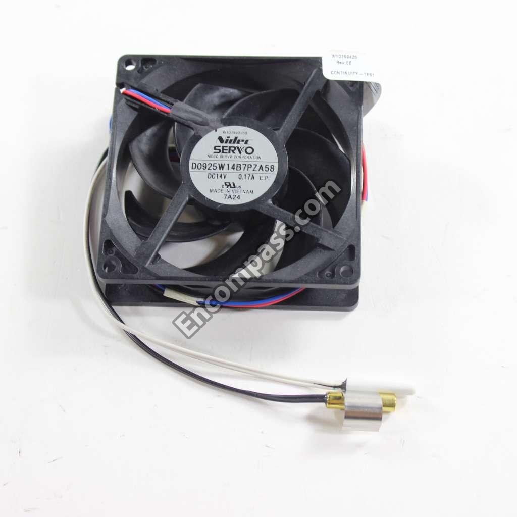 W11033168 Refrigerator Evaporator Fan Motor With Harness Wire