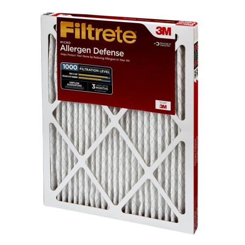 AD27-6PK-2E Allergen Defense Filter 16 In X 30 In X 1 In 6/Pk picture 1