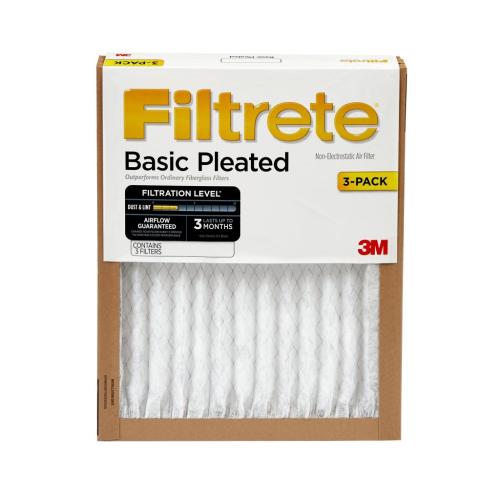 FBA20-3PK Basic Pleated Air Filter 12 In X 24 In X 1 In picture 1