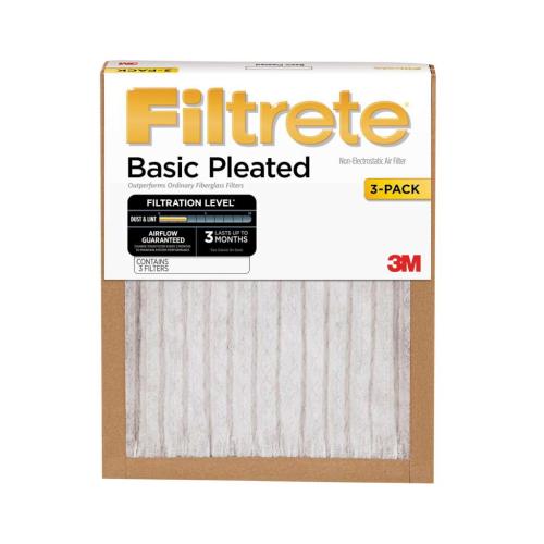 FBA03-H-3PK Basic Pleated Air Filter 20 In X 25 In X 1 In picture 1
