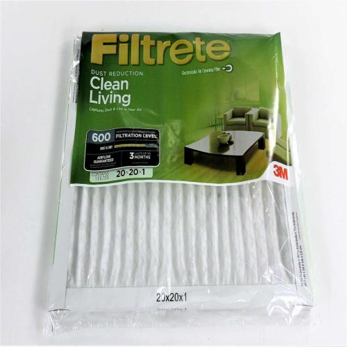 9832-H-4PK Dust & Pollen Reduction Filters 20 In X 20 In X 1 In picture 1