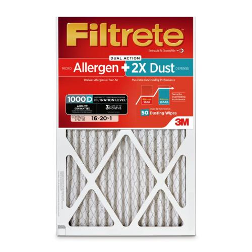 9805PLUS-4 Micro Allergen Plus Dust Filter 14 In X 20 In X 1 In picture 1