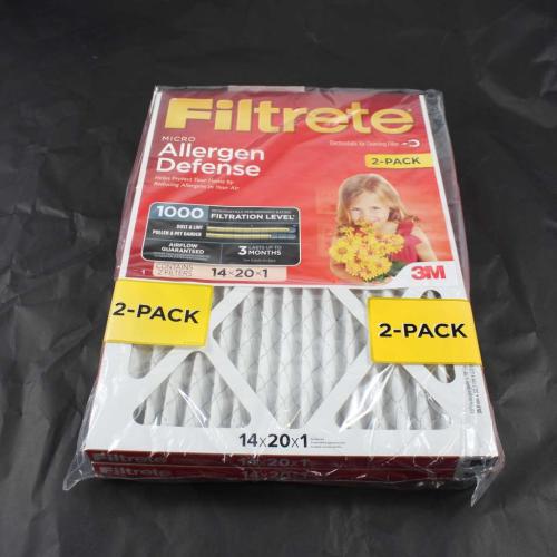 9805-2PK-HDW Micro Allergen Reduction Filter 14 In X 20 In X 1 In 2/Pack picture 1