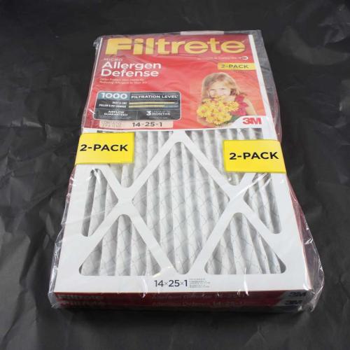 9804-2PK-HDW Micro Allergen Reduction Filter 14 In X 25 In X 1 In 2/Pack picture 1