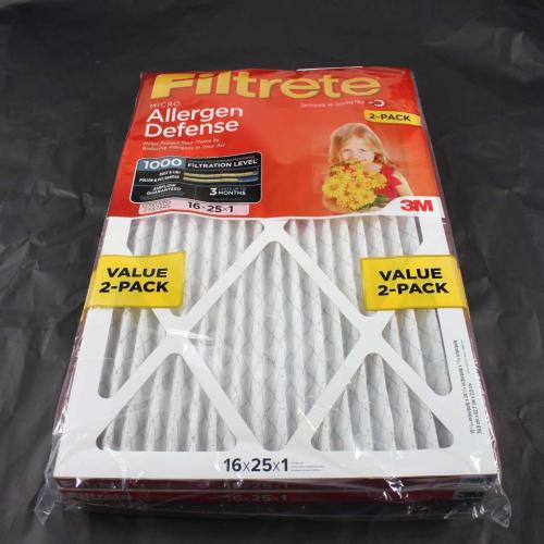 9801-2PK-HDW Micro Allergen Reduction Filter 16 In X 25 In X 1 In 2/Pack picture 1