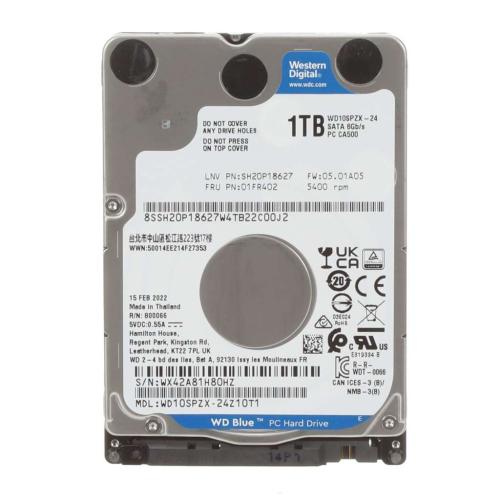 01FR402 Storage,hdd,1t,5400,7mm,sata,wd picture 1