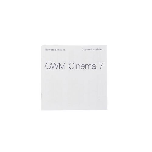 II14478 Cwm Cinema 7 Owner's Manual picture 1