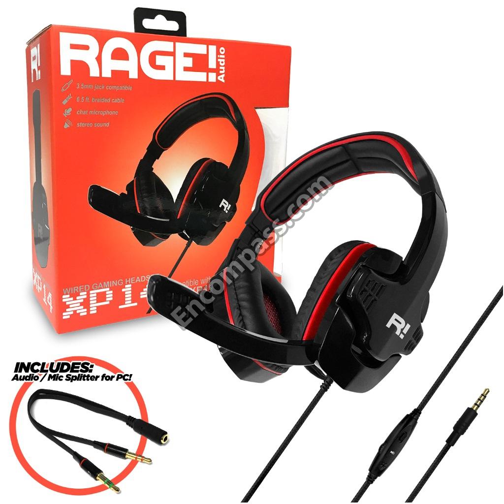 RA-7340 Red Rage! Xp14 Headset