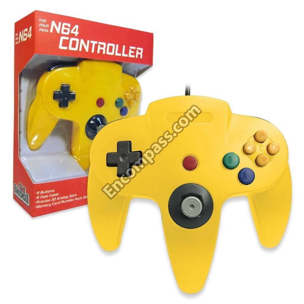 OS-6664 Nintendo 64 Controller Yellow