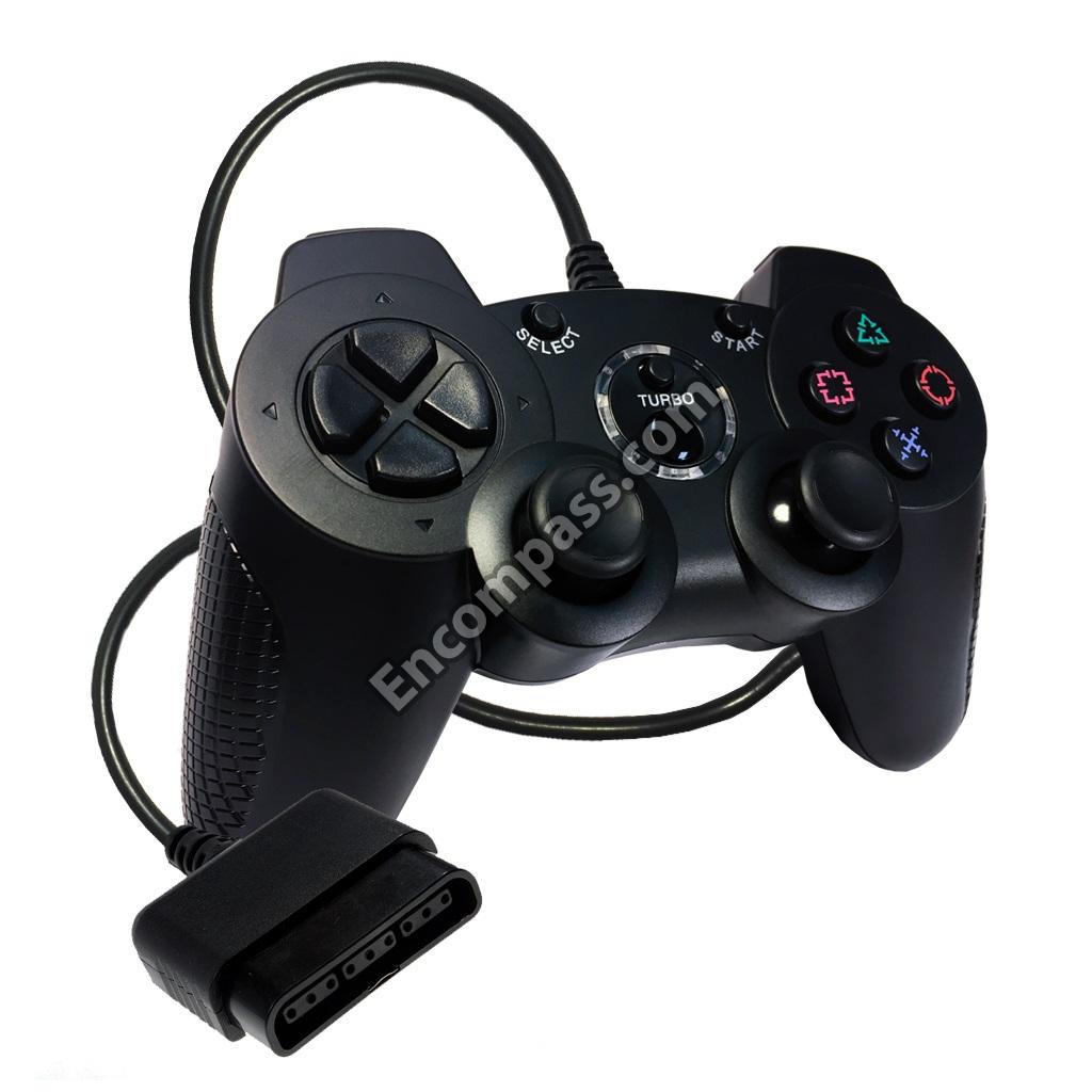 OS-6756 Sony Ps2 Controller Solid Black (Redesign)
