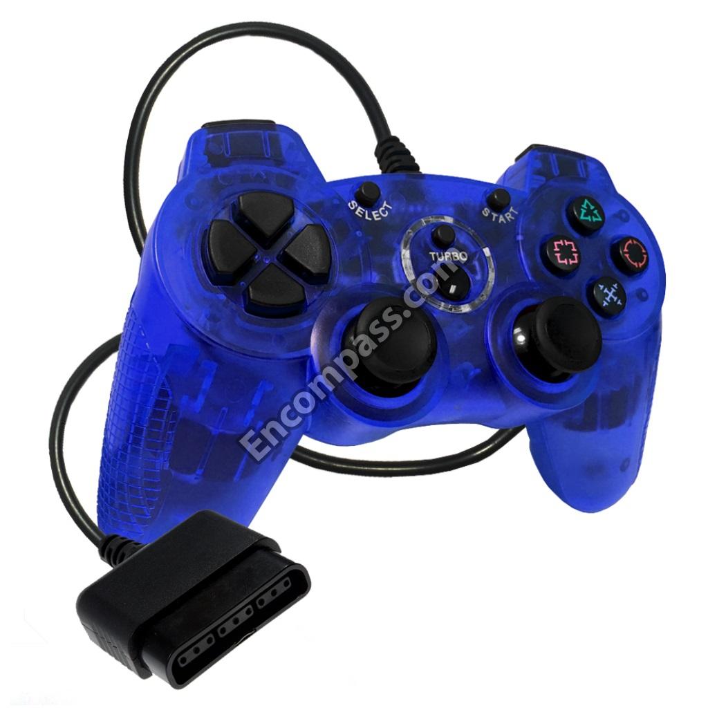 OS-6947 Sony Ps2 Controller Clear Blue (Redesign)