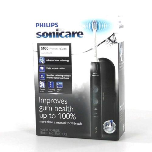 HX6850/60DC Protective Clean 5100 Toothbrush, Black