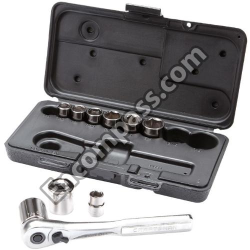 2307262 Sae 10 Pc. 3/8 In. Drive Socket Set picture 1