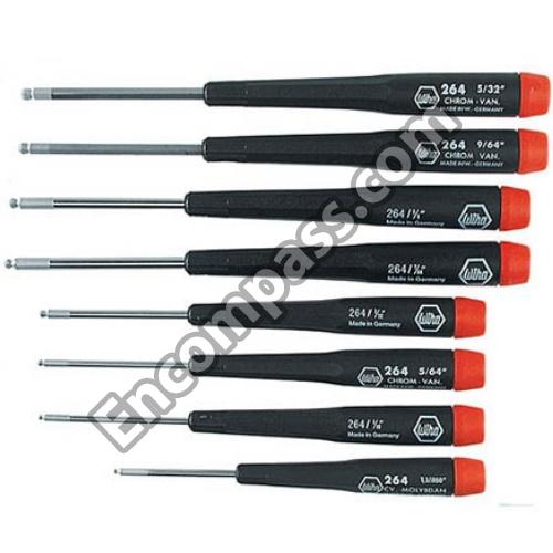 26490 8 Piece Sae Ball Point Hex Driver Set picture 1