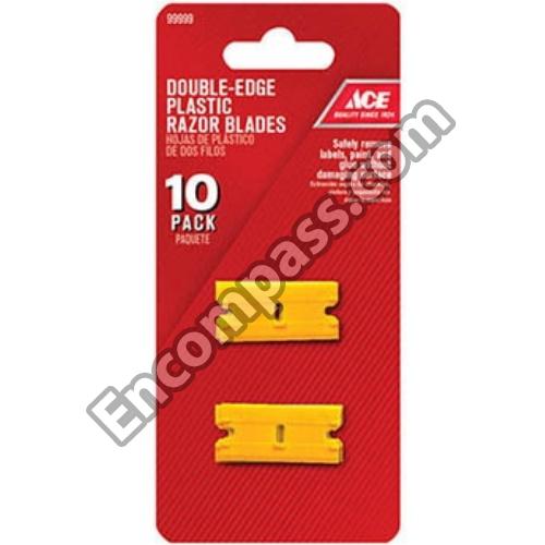 1590025 10Pk Plastic Razor Blades