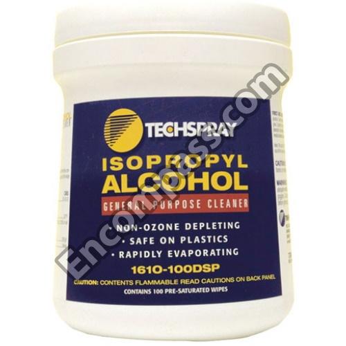1610-100DSP 100Pk Isopropyl Alcohol Wipes picture 1