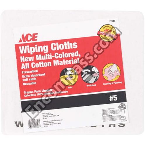 17647 Cotton Cleaning Cloth, 5 Lb