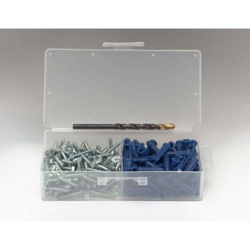TP-AK1/4HW100 10 X 1 Hex Washer Head Combo Plastic Anchor Kit - 100 Screws/anchors/1 Drill Bit picture 1
