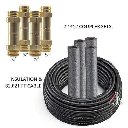 DIYCOUPLER-1412K75 Diycoupler-14 + Diycoupler-12 (Two Sets) W/ 75 Ft Of Communication Wire picture 1
