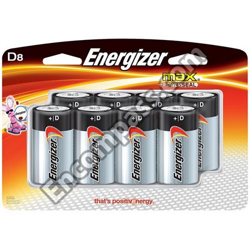 E95BP8EN (8/Pk) Battery D Max In Hanging Card