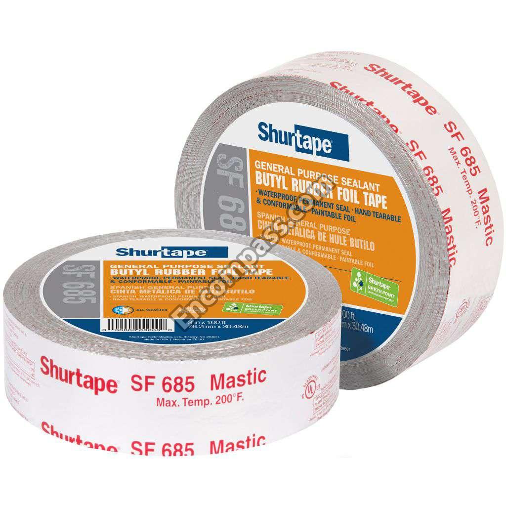 SF685-3SPT Shurtape 3-Inch Mastic Tape