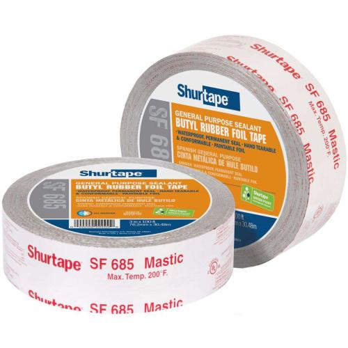 SF685-3SPT Shurtape 3-Inch Mastic Tape