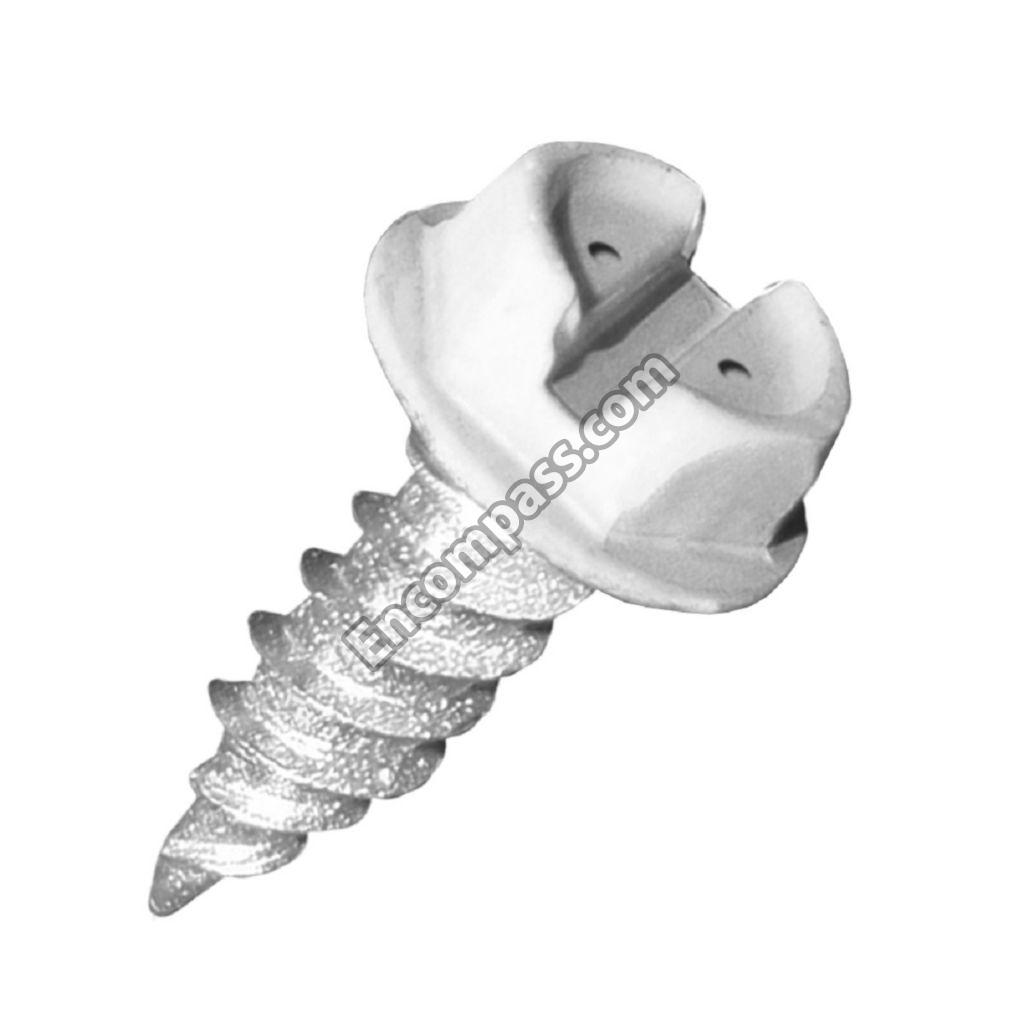 PO8X2ZWT 8X2 Oval Screw-white 250/Pk