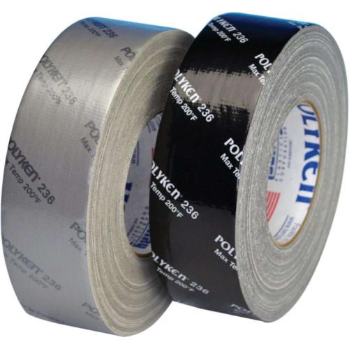 POLY236-2B 236 Pr Black Duct Tape picture 1