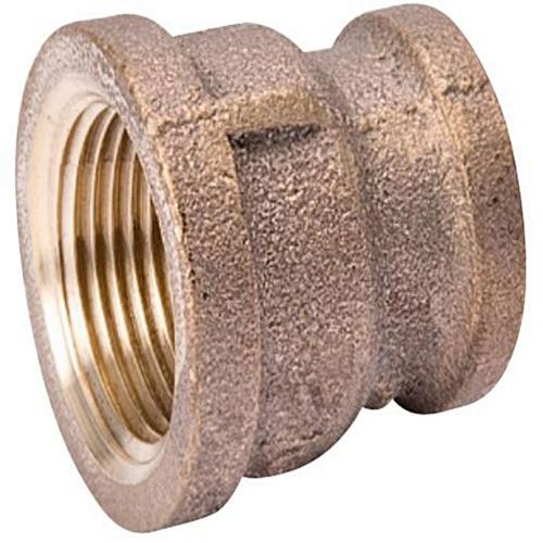 454-054NL Red Brass 1-Inchx3/4-inch Red Cplng picture 1