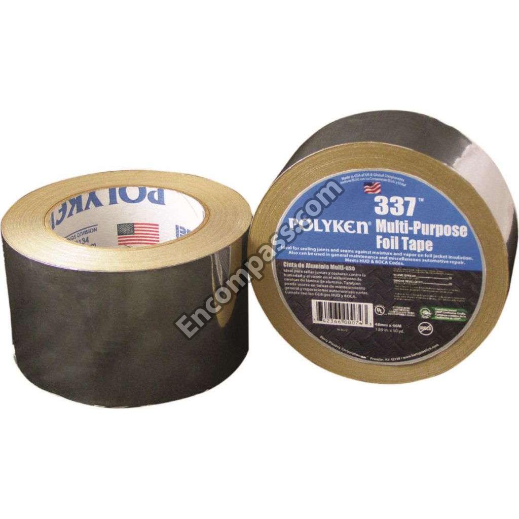 POLY337-2.5 2.5-Inch Plain Alum Foil