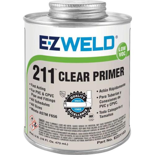EZ21103 E-z Primer Clear 16 Oz