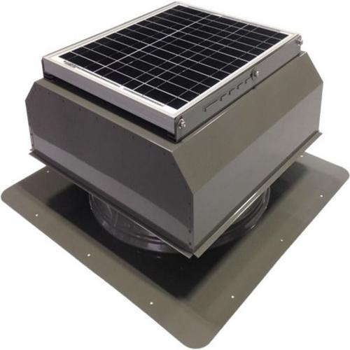 AB-3022A-GRY Ab Gry Solar Attic Fan picture 1