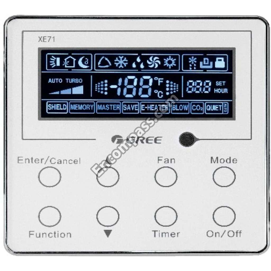 XE71 Gree Ductless Wired Control