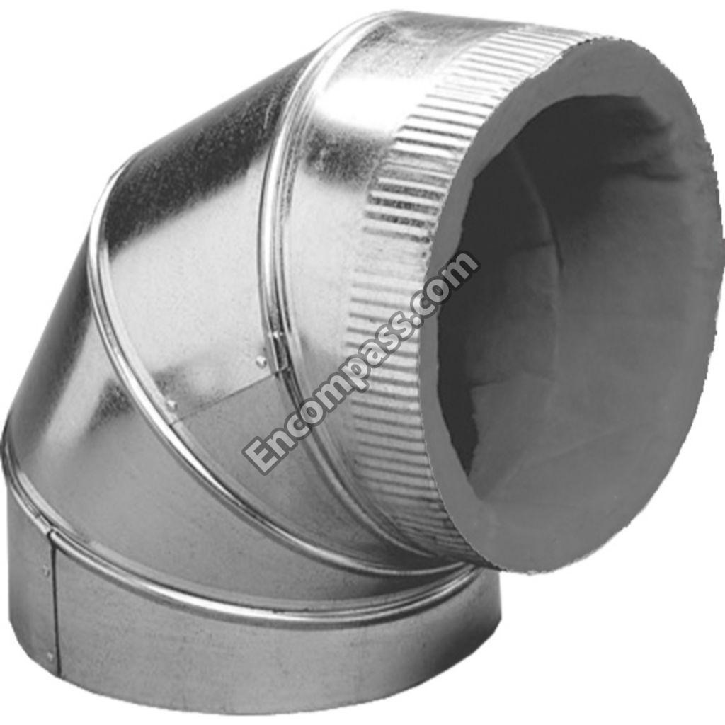 2502.10.26 10-Inch Od Adj 90 Elbow 1-Inch Circ