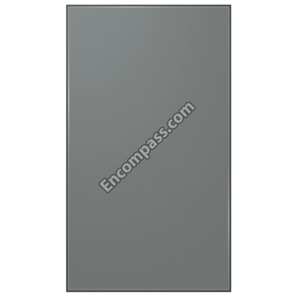 RA-F18DBB31/AA 4-Door Flex Bespoke Refrigerator Panel In Gray Glass (Matte)- Bottom Panel