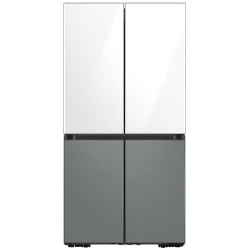 RA-F18DBB31/AA 4-Door Flex Bespoke Refrigerator Panel In Gray Glass (Matte)- Bottom Panel picture 2