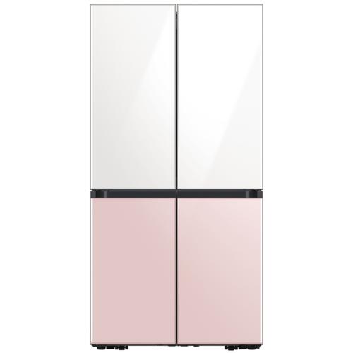 RA-F18DBB32/AA 4-Door Flex Bespoke Refrigerator Panel In Rose Pink Glass - Bottom Panel picture 2