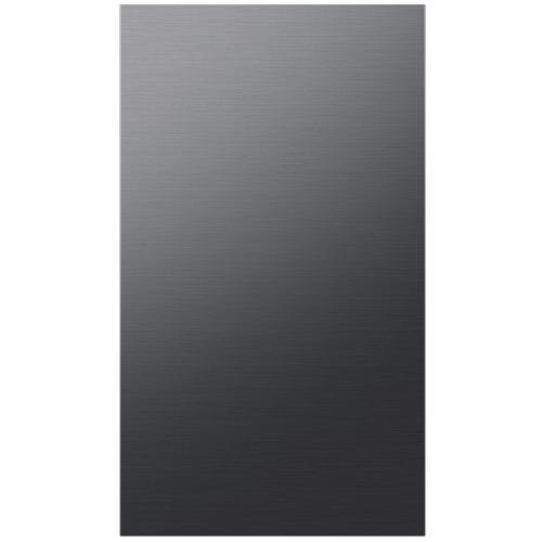 RA-F18DBBMT/AA 4-Door Flex Bespoke Refrigerator Panel In Matte Black Steel - Bottom Panel