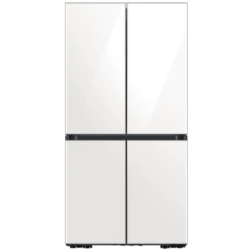 RA-F18DUU35/AA 4-Door Flex Bespoke Refrigerator Panel In White Glass - Top Panel picture 2