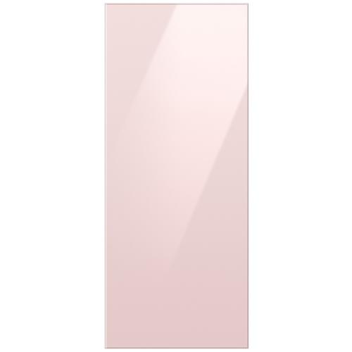 RA-F18DU3P0/AA Bespoke 3-Door French Door Top Panel In Pink Glass